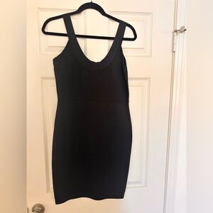 BCBGMaxAzria Black Midi Dress